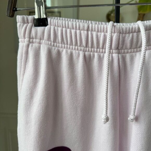 Victoria’s Secret Pink Logo Straight Leg Sweatpants Pink Burgundy S - Picture 2 of 5